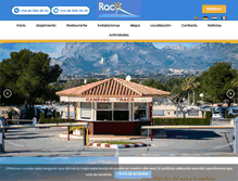 Tablet Screenshot of campingraco.com